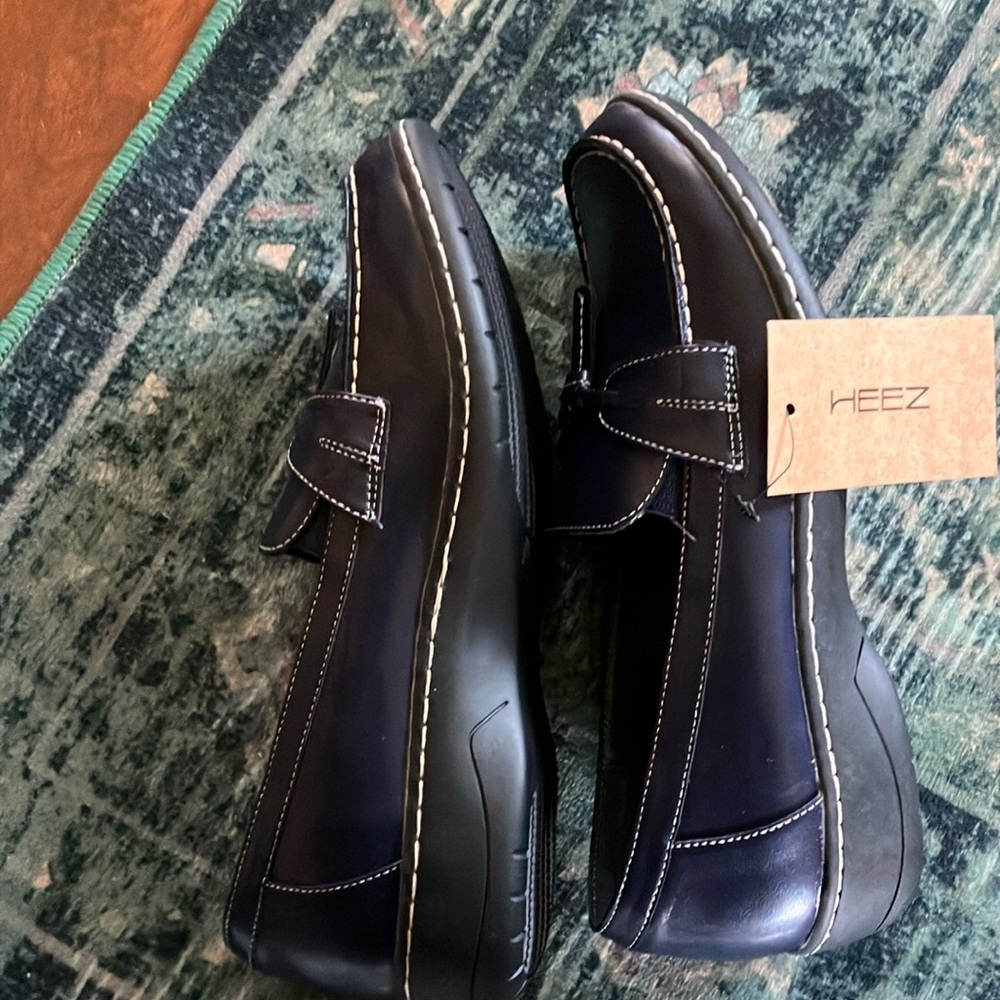 Women’s Navy Blue Loafers - Picture 5 of 7